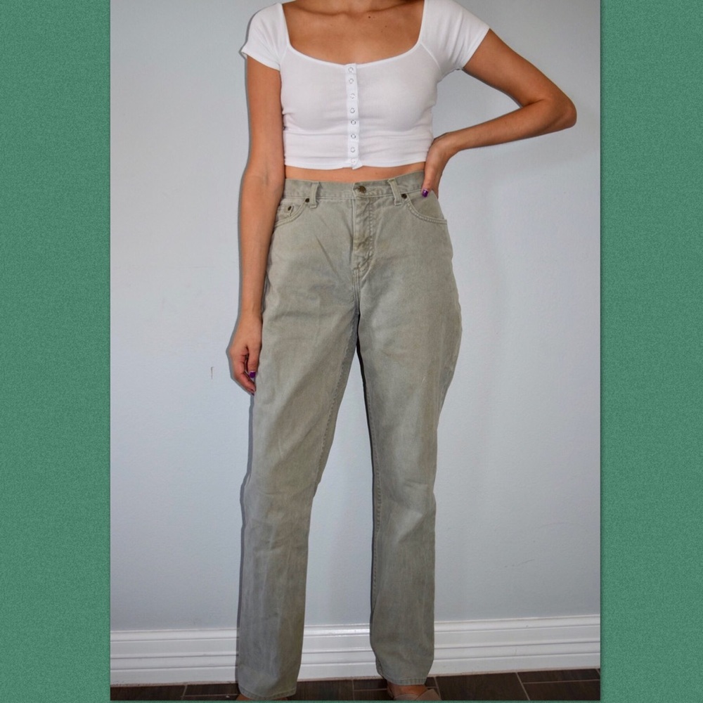 ‼️❗️SOLD❗️‼️80s/90s sage mom jeans